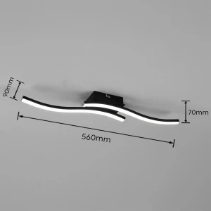 Lampa sufitowa Norve Dl432-62472 czarny mat, biały LED zintegrowany - RL