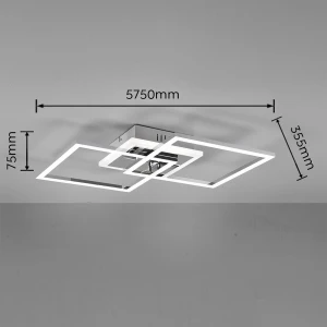 Lampa sufitowa Halia Dl406-62793 chrom LED zintegrowany - RL