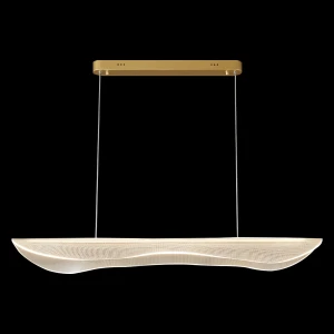 Lampa wisząca Cortina złoty, transparentny 150 cm - Altavola