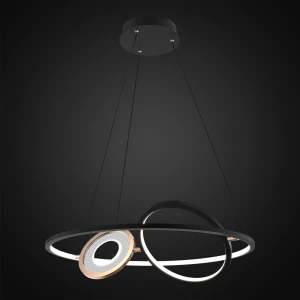 Lampa wisząca No.2 czarny, Złoty 62 cm - Altavola