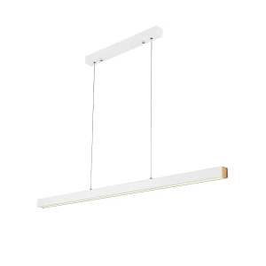 Lampa wisząca Linear biały, Drewno 100cm - Altavola
