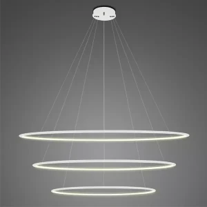 Lampa wisząca Ledowe Okręgi No.3 biały 120cm - Altavola