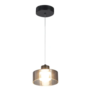 Lampa wisząca Forma transparentny, Czarny 15 cm - Altavola