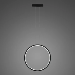 Lampa wisząca Ledowe Okręgi No.1 czarny 40cm - Altavola