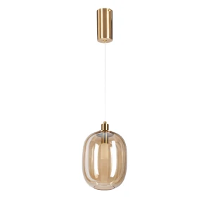 Lampa wisząca Polar bursztynowy, Złoty 18 cm - Altavola