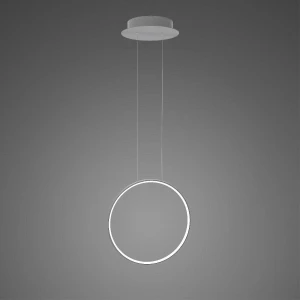 Lampa wisząca Ledowe Okręgi No.1 srebrny 40cm - Altavola