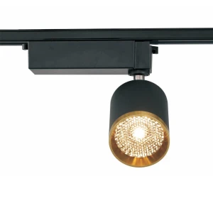Lampa szynowa czarny, złoty anodowany L146xW60xH195(mm) cm - Altavola