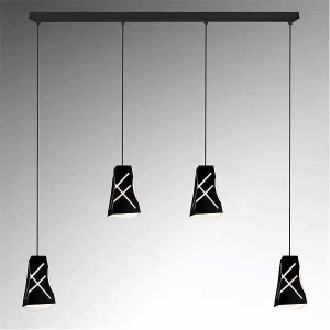 Żyrandol Modern Design czarny 13 cm - Altavola