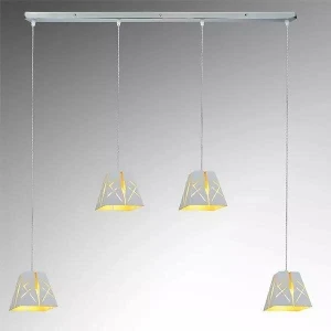 Żyrandol Modern Design biały, Żółty 16 cm - Altavola