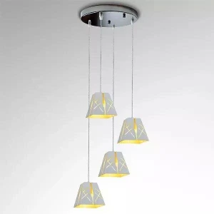 Żyrandol Modern Design biały, Żółty 16 cm - Altavola