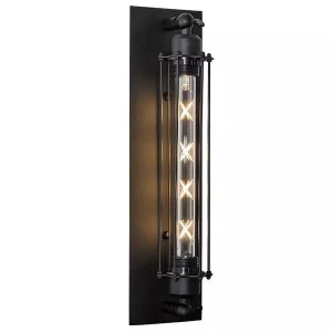 Kinkiet Amsterdam Loft czarny 8 cm - Altavola