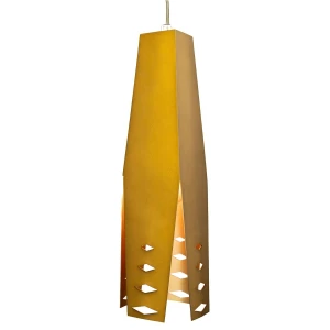 Lampa wisząca Origami Design coffee, Złoty, odcienie brązu i beżu 13 cm - Altavola