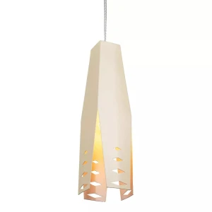 Lampa wisząca Origami Design biały, Beżowy 13 cm - Altavola