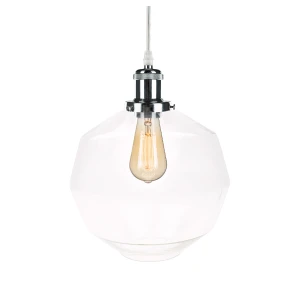 Lampa wisząca New York Loft chrom, transparentny 150 cm - Altavola
