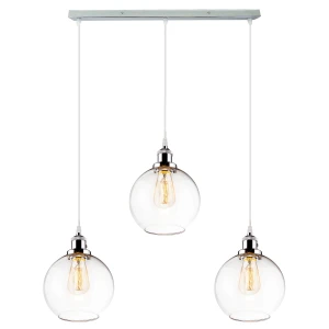 Żyrandol New York Loft chrom, transparentny 20 cm - Altavola