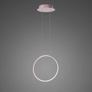 Lampa wisząca Ledowe Okręgi No.1 różowe złoto 40cm - Altavola