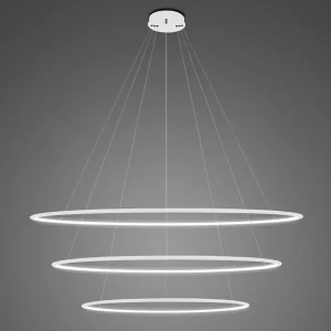 Lampa wisząca Ledowe Okręgi No.3 biały 120cm - Altavola