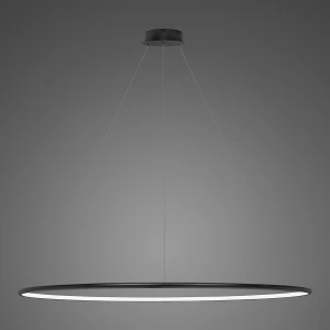 Lampa wisząca Ledowe Okręgi No.1 czarny 150cm - Altavola