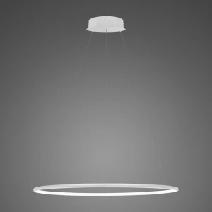 Lampa wisząca Ledowe Okręgi No.1 biały 60cm - Altavola