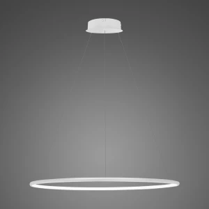 Lampa wisząca Ledowe Okręgi No.1 biały 80cm - Altavola