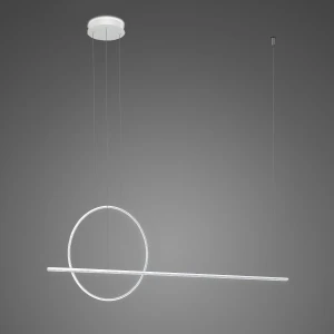 Lampa wisząca Linea No.2 biały 40cm - Altavola