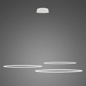 Lampa wisząca Ledowe Okręgi No.3 biały 80cm - Altavola