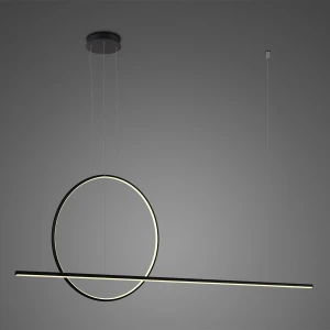Lampa wisząca Linea No.2 czarny 60cm - Altavola