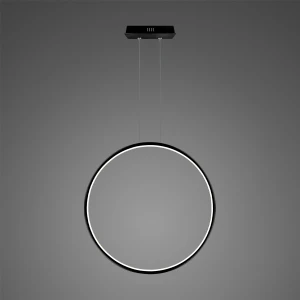 Lampa wisząca Ledowe Okręgi No.1 czarny 80cm - Altavola