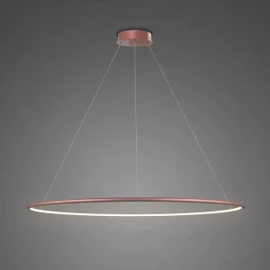 Lampa wisząca Ledowe Okręgi No.1 różowe złoto 100cm - Altavola