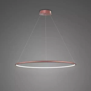 Lampa wisząca Ledowe Okręgi No.1 różowe złoto 60cm - Altavola
