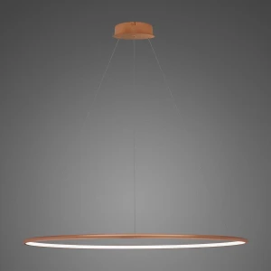 Lampa wisząca Ledowe Okręgi No.1 miedziany 120cm - Altavola