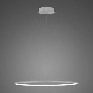 Lampa wisząca Ledowe Okręgi No.1 srebrny 60cm - Altavola