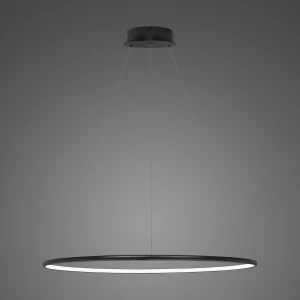 Lampa wisząca Ledowe Okręgi No.1 czarny 80cm - Altavola