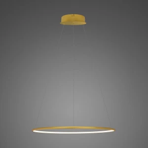 Lampa wisząca Ledowe Okręgi No.1 złoty 40cm - Altavola