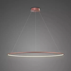 Lampa wisząca Ledowe Okręgi No.1 różowe złoto 120cm - Altavola