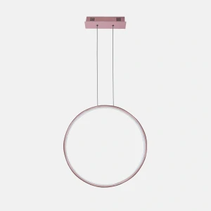 Lampa wisząca Ledowe Okręgi No.1 różowe złoto 60cm - Altavola