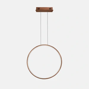 Lampa wisząca Ledowe Okręgi No.1 miedziany 60cm - Altavola