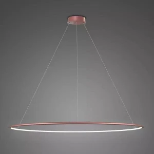 Lampa wisząca Ledowe Okręgi No.1 różowe złoto 150cm - Altavola