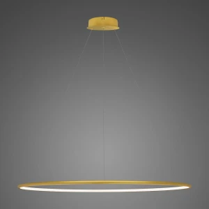 Lampa wisząca Ledowe Okręgi No.1 złoty 120cm - Altavola