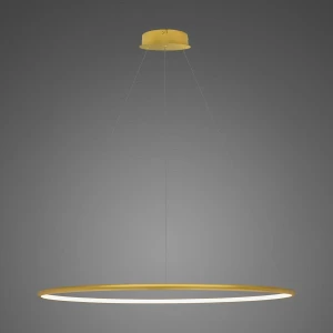 Lampa wisząca Ledowe Okręgi No.1 złoty 100cm - Altavola