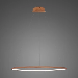 Lampa wisząca Ledowe Okręgi No.1 miedziany 80cm - Altavola