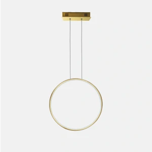 Lampa wisząca Ledowe Okręgi No.1 złoty 40cm - Altavola