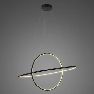 Lampa wisząca Ledowe Okręgi No.2 czarny 100cm - Altavola