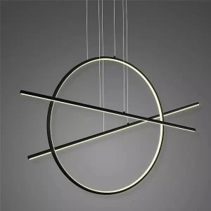 Lampa wisząca Linea No.3 czarny 60 cm - Altavola