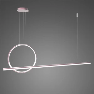 Lampa wisząca Linea No.2 różowe złoto 40cm - Altavola