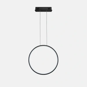 Lampa wisząca Ledowe Okręgi No.1 czarny 40cm - Altavola