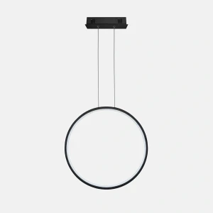Lampa wisząca Ledowe Okręgi No.1 czarny 60cm - Altavola