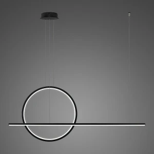 Lampa wisząca Linea No.2 czarny 60cm - Altavola