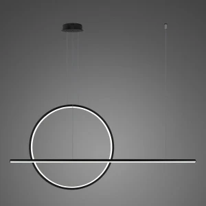 Lampa wisząca Linea No.2 czarny 80cm - Altavola
