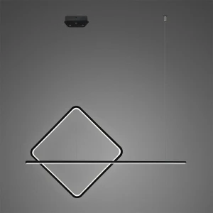 Lampa wisząca Linea czarny 60cm - Altavola